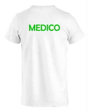 T-shirt Bianca 100% Cotone Medico