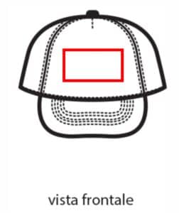 baseball con visiera in cotone Cappello Juventus – Timbro Art