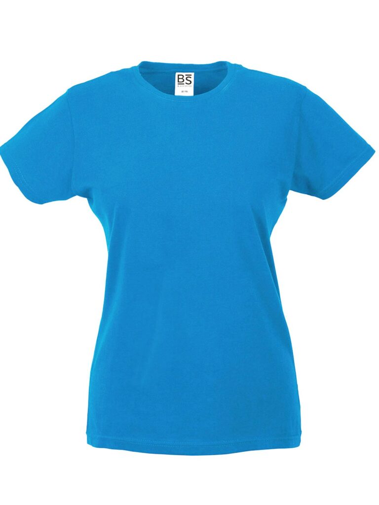 T-SHIRT DONNA, MEZZA MANICA, BS, EVOLUTION, 100% COTONE