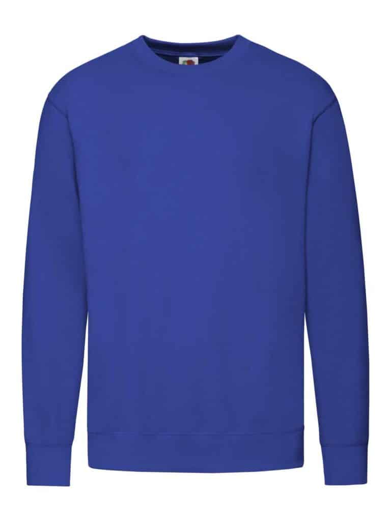 Fruit Of The Loom Felpa Con Cappuccio Uomo Classic – Blu Reale, Taglia S, 80% Cotone, Con Tasca Frontale