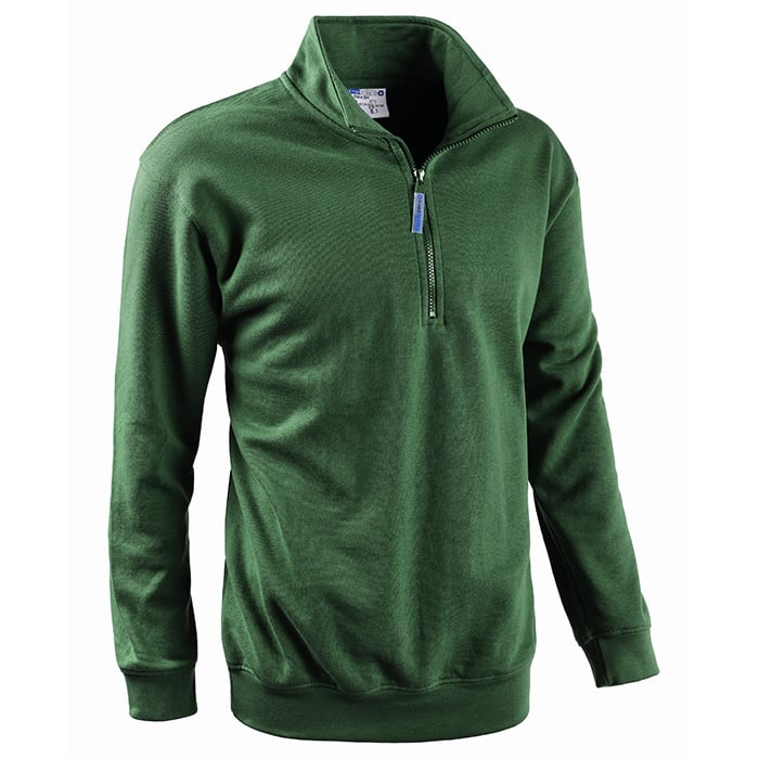 Felpa Con Zip E Cappuccio MOSCHINO Uomo – Verde, Taglia L, Con Logo A Banda