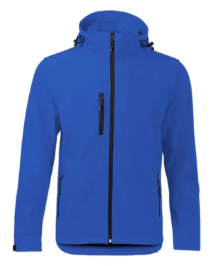 softshell | uomo | con cappuccio | 3 strati | hooded softshell | bs | bs552 royal blue rb