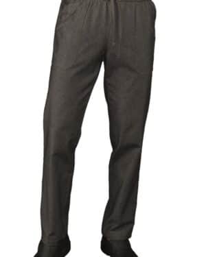 isacco 044641 | pantalone con elastico e cordino | pantalaccio | black jeans | unisex (uomo|donna) | chiusura elastico e cordino | 3 tasche | 100% cotone | 190 gr/m2