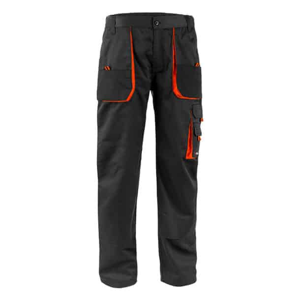 n920gn pantalone eclisse sj | pantalone da lavoro | uomo | multitasche | sottozero job | grigio/nero