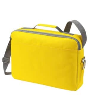 h1805510 yellow| tracolla 40x29x8 cm | 13 litri | congress bag basic | halfar | scomparto principale con cerniera | maniglia |