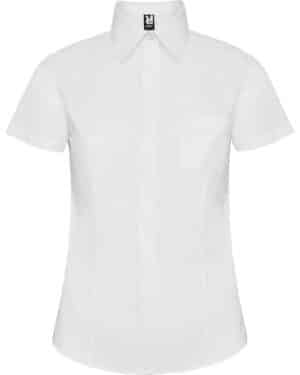 5061 sofia bianco 01 | camicia donna | manica corta | con taschino | 130 gr/m2 | roly |