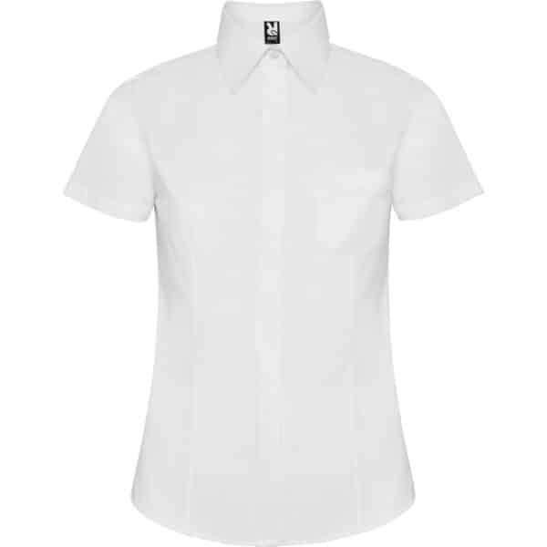 5061 sofia bianco 01 | camicia donna | manica corta | con taschino | 130 gr/m2 | roly |