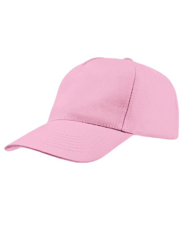 bsk600 rosa | cappellino con visiera | bambino | 100% cotone | regolazione posteriore in velcro | promo cap