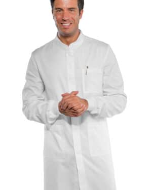 isacco 060570p | camice uomo | dover | polso in maglia | bianco | elasticizzato | boheme | 180gr/m2