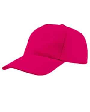 bs600 fuxia | cappellino con visiera | 100% cotone | regolazione posteriore in velcro | promo cap