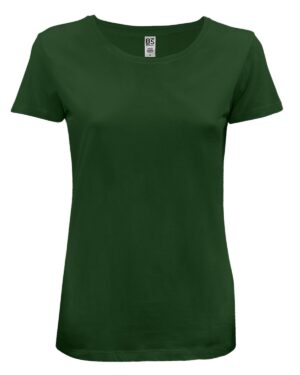 bsw150 fg | forest green | t shirt donna | mezza manica | bs | evolution | 100% cotone | 150 gr/m2