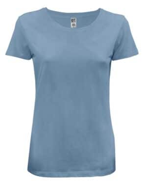 bsw150 mb mineral blue | t shirt donna | mezza manica | bs | evolution | 100% cotone | 150 gr/m2 (copia)