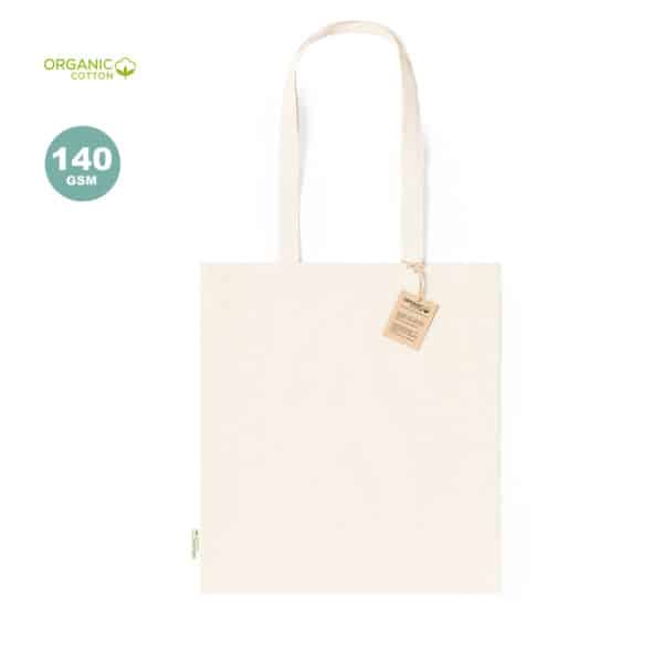 1173 natural rumel | shopper multiuso | 100% cotone organico | 38 x 42 cm | 140 gr/m2