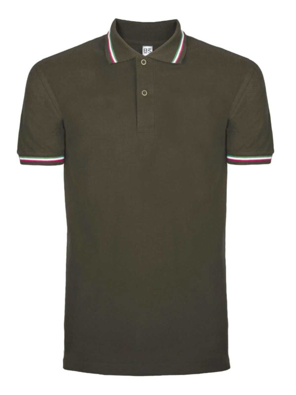 b200 nera | polo uomo | tricolore | mezza manica | 100% cotone | 200gr/m2 | bs | 3xl 4xl (copia)