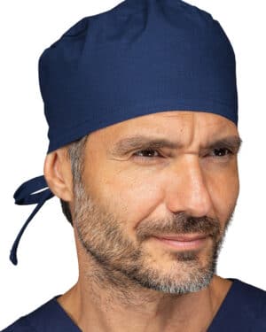 123902 isacco blu bandana | taglia unica | con regolazione posteriore | 100% cotone