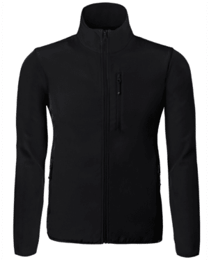 1305 nero | scola makito | giacca softshell | uomo | interno in micropile | elasticizzato | con tasche | 300gr/m2