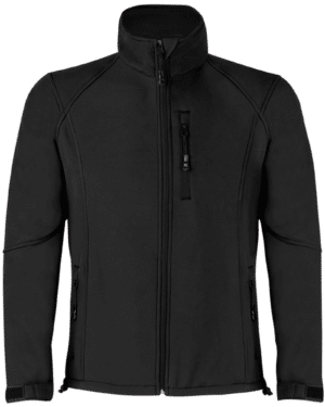 3854 molter makito | giacca softshell uomo | zip intera | con tasche laterali | 300 gr/m2