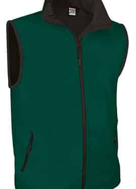 tundra verde bottiglia | gilet smanicato | uomo | con cerniera | leggero | 200 gr/m2 | valento