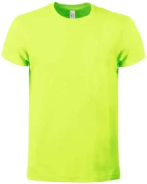 bs010 safety orange | bianco panna | t shirt uomo | evolution | mezza manica | 100% cotone | 150gr/m2 (copia)