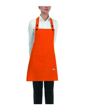 60000012c giallo | short bip apron | grembiule pettorina corto | con regolazione | nero | 90x70 cm | egochef |