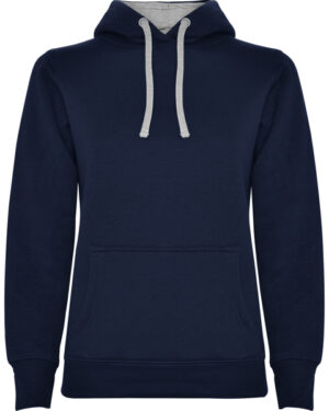 1068 urban woman roly | celeste+bianco 1001 | felpa donna | con cappuccio | 280 gr/m2 (copia)