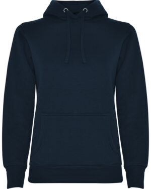 1068 urban roly | nero | felpa donna | con cappuccio | 280 gr/m2