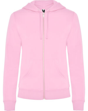 6425 veleta roly | rosa orchidea 78 | felpa donna | con cappuccio+zip | 280 gr/m2 (copia)
