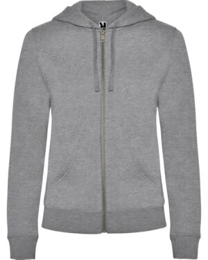 6425 veleta roly | nero 02 | felpa donna | con cappuccio+zip | 280 gr/m2 (copia)