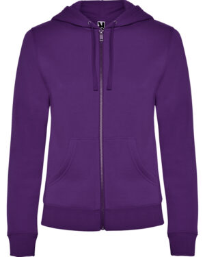 6425 veleta roly | rosa chiaro 48 | felpa donna | con cappuccio+zip | 280 gr/m2 (copia)