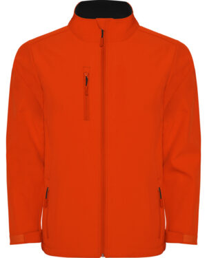 6436 nebraska roly | arancione soft shell uomo | con tasche | 300 gr/m2 | roly | nebraska | 6436 rosso 60 (copia)