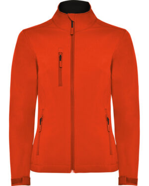 6436 nebraska woman roly | arancione 316 | soft shell donna | con tasche | 300 gr/m2