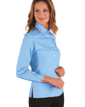 025315m azzurro | isacco | camicia donna | mezza mania | kyoto | 115gr/m2 (copia)