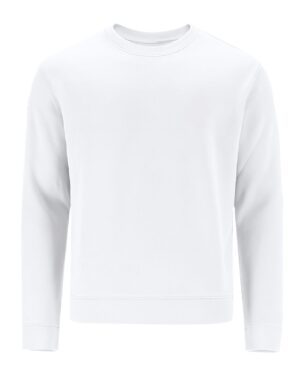 21951 cosmos bianco | felpa girocollo | uomo | 280 gr/m2