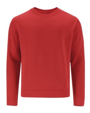 21951 cosmos rosso | felpa girocollo | uomo | 280 gr/m2