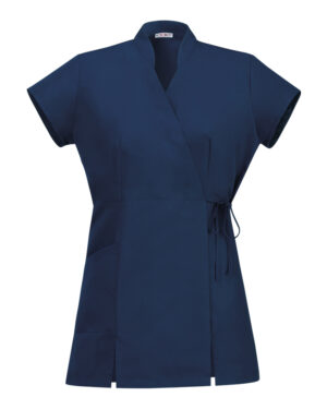 5010 julia nero egochef | kimono donna | manica corta | tasche laterali | regolazione con laccio | (copia)