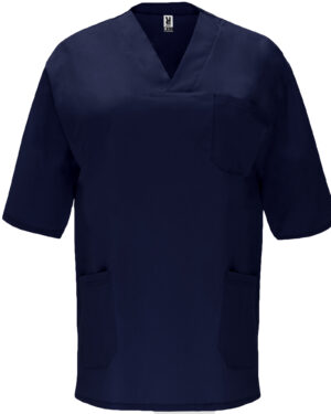 9098 panacea blu navy 55 roly | | casacca scollo a v | unisex (uomo|donna) | manica corta | 160 gr/ m2|