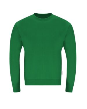 21297 skelton verde makito | felpa girocollo | 60% cotone organico | unisex (uomo|donna) | 280 gr/m2