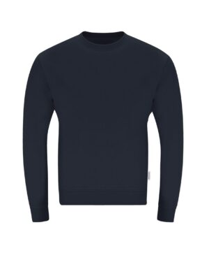 21297 skelton blu marino scuro makito | felpa girocollo | 60% cotone organico | unisex (uomo|donna) | 280 gr/m2