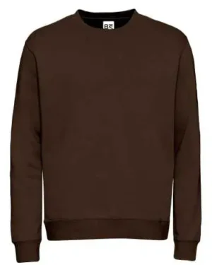 bs331 atlas chocolate felpa girocollo | unisex (uomo|donna) | 280 gr/m2