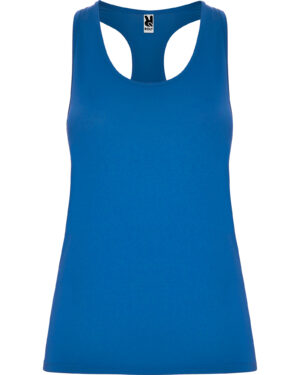 6656 aida blu royal 05 | canotta donna | tessuto tecnico | spalline incrociate | elasticizzata | 160 gr/m2