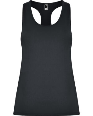 6656 aida ebano 231| canotta donna | tessuto tecnico | spalline incrociate | elasticizzata | 160 gr/m2