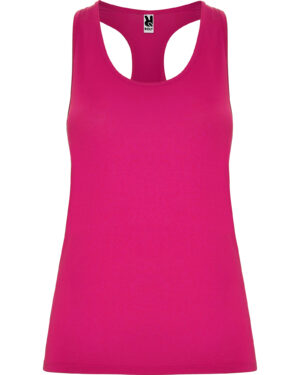 6656 aida bianco 01 roly | canotta donna | tessuto tecnico | spalline incrociate | elasticizzata | 160 gr/m2 (copia)