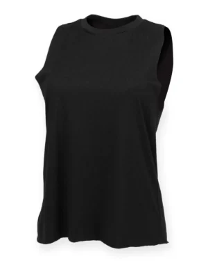 sksk232 blk black sf clothing | canotta donna | 60% cotone 40% poliestere | 140 gr/m2