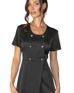 007401 nero | casacca donna | abitino malta | manica lunga | elasticizzato | 145gr/m2 (copia)