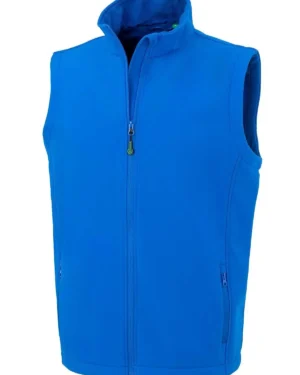 rer902m blu royal | giubbotto smanicato softshell | uomo | con cerniera e tasche laterali | result | 280 gr/m2