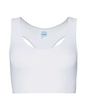 jc017 bianco just cool awdis | top taglio sportivo | elasticizzato | 250 g
