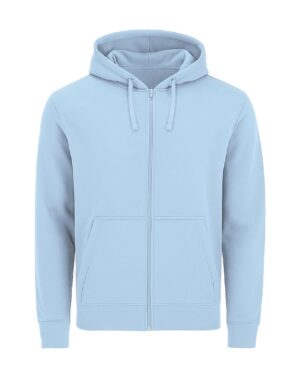 21956 astro celeste azzurro 21 makito | felpa con cappuccio | con zip | uomo | 280 gr/m2