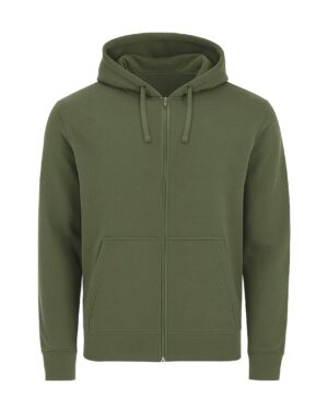 21956 astro verde 225 makito | felpa con cappuccio | con zip | uomo | 280 gr/m2