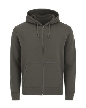 21956 astro grey di moro 372 makito | felpa con cappuccio | con zip | uomo | 280 gr/m2