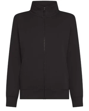 bsw334 nera bk | felpa donna | zip intera | 280gr/m2